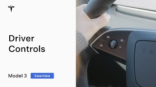 Driver Controls  Model 3 Essentials [upl. by Ahseikal219]