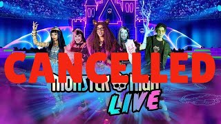 Monster High LIVE cancelled JUST BEFORE THEIR OPENING IN PEORIA ILLINOIS [upl. by Akirderf]