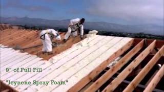 Insulate SB Inc  Icynene Roof Application [upl. by Attelahs]