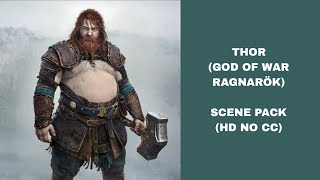 Thor God of War Ragnarök  Scene Pack HD No CC [upl. by Kaehpos897]