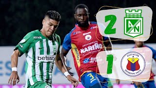 Atlético Nacional 2  1 Deportivo Pasto ⚽ LIGA BETPLAY ⭐ LIGA COLOMBIANA CC 30  RADIO [upl. by Mccreery]