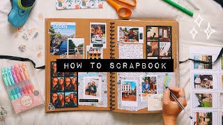 DIY HOW TO SCRAPBOOK ideas amp inspiration [upl. by Fern725]