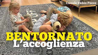 Vittoria e Leone accolgono Fedez con tanto amore “bentornato papà” [upl. by Catarina]