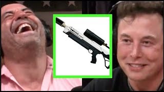 Joe Rogan  Elon Musk Explains his Flamethrower Idea [upl. by Aehta478]