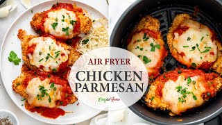 Air Fryer Chicken Parmesan Breaded [upl. by Leahcimsemaj]