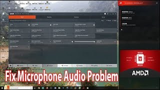 How to fix Problem AMD ReLive does not recording microphone audio [upl. by Sadira]