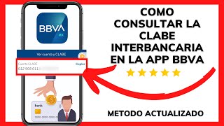 😱😊COMO CONSULTAR LA CLABE INTERBANCARIA BANCOMER EN LA APP BBVA😉 [upl. by Tory536]