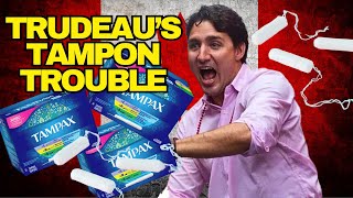 Trudeaus Military Mens Bathroom Tampon Trouble [upl. by Hoenack]