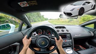 2014 Lamborghini Gallardo LP5502  POV Walkaround and Test Drive ASMR [upl. by Cassady8]