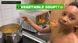 Vegetable Soup  JAMAICAN 🇯🇲 STYLE [upl. by Bandler]