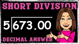 Short Division with Decimal Answers  Division  Maths with Mrs B [upl. by Anirda338]