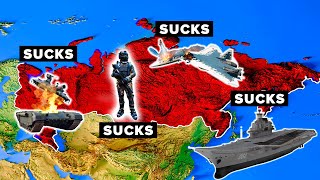 Why ALL Russian Weapons SUCK Tanks Ships Planes Armor  COMPILATION [upl. by Annahoj]