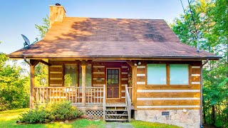 Moose Tracks Is A Perfectly Located Smoky Mountain Cabin In Wears Valley  Exploring Tiny House [upl. by Lightfoot572]