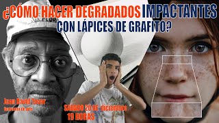 ¿Cómo hacer degradados impactantes con lápices de grafito [upl. by Yrro]