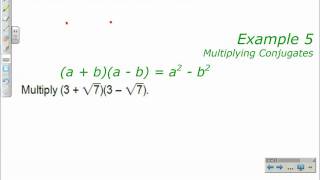 Multiplying Conjugates [upl. by Ahsinik]