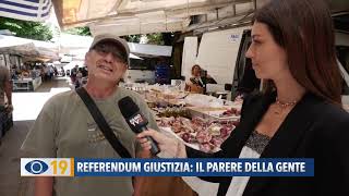 Referendum giustizia il parere della gente [upl. by Adnamahs]