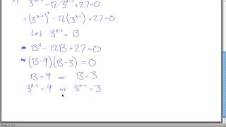 Hard LogExponential Equations Example [upl. by Ilarin251]