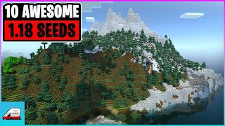 Minecraft 118 Seeds  10 Awesome Seeds Part 3 Java and Bedrock [upl. by Gwenette704]