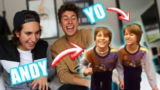 REACCIONANDO A VIDEOS ANTIGUOS ft Andy Zurita  Juanpa Zurita [upl. by Lodhia120]