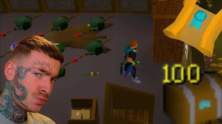 I DROPPED EVERYTHING FOR RANGER BOOTS OSRS OPENING 100 MEDIUM CASKETS 112115 [upl. by Mossberg]