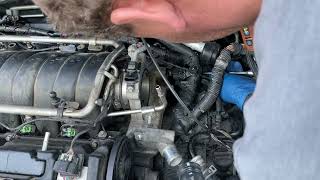 2007 Cadillac DTS Water Pump Replacement Part III [upl. by Deadman]