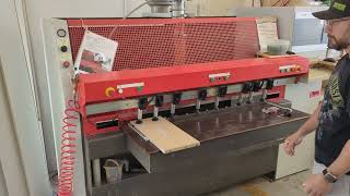 Lot 29 Gannomat Automated Drill and Dowel Inserter [upl. by Guenevere]