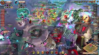 ZVZ ALBION ONLINE APE VS CG VS SANCT 1V1V1 EU SERVER POV DPS HELLFIRES HANDS [upl. by Aneed691]