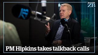 Watch Live PM Chris Hipkins takes talkback calls with Kerre Woodham  Newstalk ZB [upl. by Llezo]