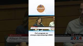 Panel discussion on presidential debate wisconsineye wipolitics debate2024 shorts [upl. by Tocs]