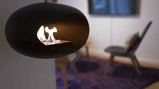 Le Feu  Sky bio fireplace  Productvideo [upl. by Assilram490]