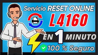 EPSON L4160 ✅ Servicio ONLINE Reset Almohadillas 🔒 Seguro ⚡ Rápido y 🔄 Reutilizable [upl. by Fitzsimmons367]