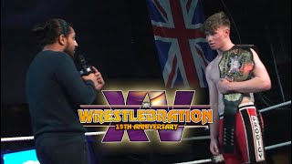 Hamzah Musoa vs Joe Sedgwick  World Television Championship Wrestlebration XV 270724 [upl. by Iver952]