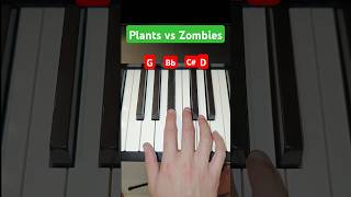 Plants Vs Zombies crazy Dave theme Easy Piano Tutorial [upl. by Esyle]