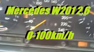 Old video Mercedes w201 26 0100 on dirt road with locked diff ASD  kejetronic [upl. by Willabella]