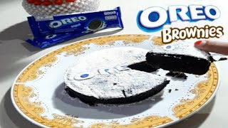 BIKIN BROWNIES OREO CUMA 2 BAHAN SAJA  EMANG BISA  DI JAMIN 100  ENAK amp ANTI GAGAL [upl. by Gorton]