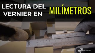 vernier en milimetros como se usa el calibrador vernier [upl. by Ynffit]