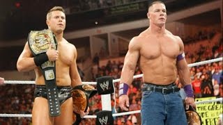 John Cena amp The Miz win and lose the WWE Tag Team Championship Raw Feb 21 2011 [upl. by Jakoba]