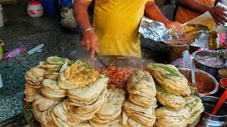 Best Chole Kulche in DELHI  Famous Mayapuri Chole Kulche  indian street food [upl. by Manara742]