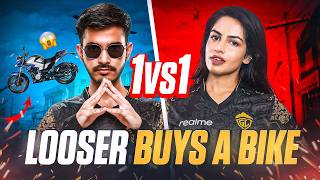 SHARKSHE 1v1 adminogaming19 Looser Buys a Bike CHALLENGE 😱💵💰 [upl. by Gabriel67]