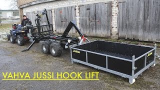 Vahva Jussi Hook Lift trailer  NOT IN PRODUCTION ANYMORE [upl. by Meean331]