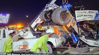 Post crash interview with TannerHolmes after devastating flip at Eldora Speedway 7192024 [upl. by Booze]