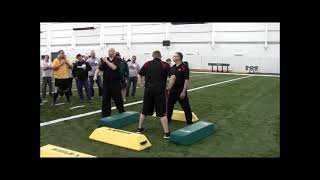 Linebacker Drills  Practice Drills for Youth Football [upl. by Yssim]