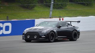 New World Record Roll Race In Pocono Raceway  Nissan Gtr 3000 Hp [upl. by Ynney]