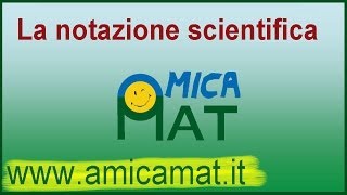 La notazione scientifica [upl. by Aggi]