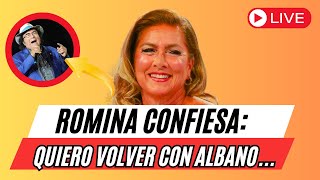 ROMINA POWER CONFIESA NO PENSABA VOLVER CON ALBANO CARRISI PERO [upl. by Davey14]