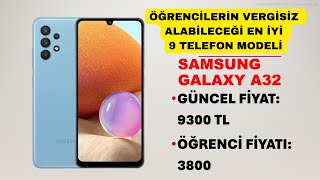 9500 TL Altındaki En İyi 9 Telefon Modeli  Öğrencilere Vergisiz Telefonlar [upl. by Eenej643]