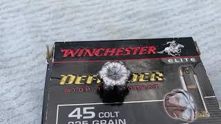 Winchester 45 Colt PDX1 Gel Test [upl. by Gross72]