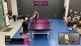 Mishel Levinski vs Sean Chen  PINGPOD PRO LEAGUE Jan 10 2022 [upl. by Abell783]