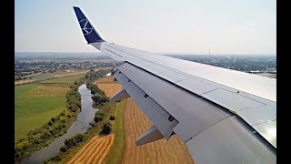 ✈ LOT Polish Airlines  NEW Boeing 737800  Landing at Rzeszów ✈ [upl. by Shelden]