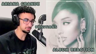 First Time Listening To Ariana Grande  quotPositionsquot Full Album ReactionReview [upl. by Noryb]